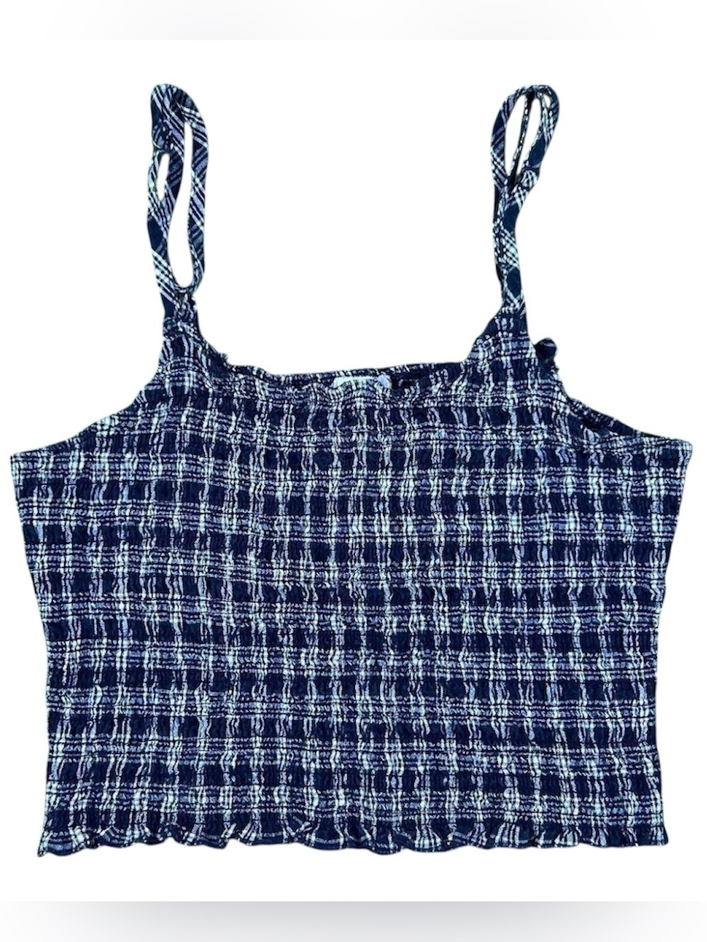 plaid crop top John galt Shanghai.